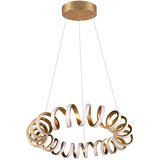  LED viseča svetilka v zlati barvi ø 55 cm Curl – Cene