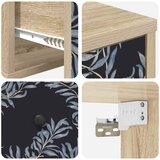  Wall-mounted noćni ormarić DOKKUM 2 kom. Hrast sonoma | shoptok.hr