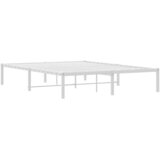Metalni okvir za krevet bijeli 140 x 200 cm | shoptok.hr