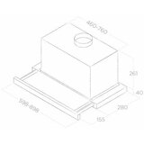 Elica teleskopski aspirator ELITE 26 IX/A/90/VT | Eponuda.com