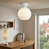 Brilagi LED plafonsko svetlo RETRO GLASS 1xE27/60W/230V prečnik 15 cm belo | Eponuda.com