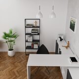  Luster na sajli NOAK 2xE27/15W/230V bela/hrom | Eponuda.com