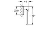Grohe 40689DC1 Essentials držalo za toaletni Papir | Shoptok.si