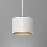  Luster na sajli LOFT SHADE 1xE27/60W/230V prečnik 25 cm bela/zlatna | Eponuda.com