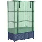  Povišena gredica s pokrovom za staklenik 80 x 40 x 138 cm | Eponuda.ba