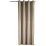 Rjava zavesa 135x245 cm Len Uni –