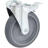 vidaXL Gibljiva kolesa z luknjami za sornik 24 kosov 125 mm, (22048720) | Shoptok.si