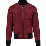 Urban Classics 2-Tone bomber jacket burgundy/black | ePonuda.com