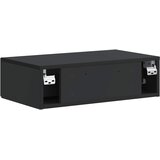 Stolna montirana na zid Crna 59 x 34,5 x 17 cm | shoptok.hr