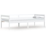  Okvir za krevet od masivne borovine bijeli 90 x 200 cm | shoptok.hr