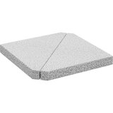  Utezi za kišobran 2 kom. sivi granit trokutasti 14 kg | Eponuda.com