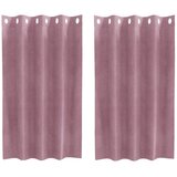  Zavjese za zamračivanje 2 pcs Tamno ružičasta 140 x 140 cm | shoptok.hr