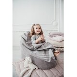 SLOWDOWN Črna otroška vreča za sedenje iz rebrastega žameta Cocoon 120 – | Shoptok.si