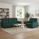  Set sofe 2 pcs Tamnozelena Tkanina Slike