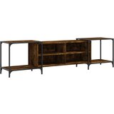 Maison Chic TV omarica - TV stojalo - Televizijska omarica dimljeni hrast 203x37x50 cm inženirski les, (21699778) Cene