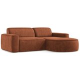 Makamii Kutna garnitura od šenila boja terakote (s desnim kutom/s ležaljkom) Omao – | shoptok.hr