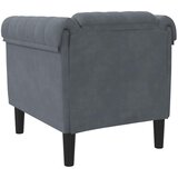  Fotelja tamnosiva baršunasta | shoptok.hr