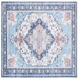  Tepih ORIZ Šareni 200 x 200 cm 100% poliester - Svjetloplava 200 x 200 cm | shoptok.hr
