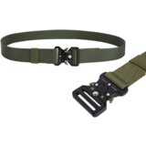 Traka za taktički vojni pojas, crna 120 x 3,8 cm | shoptok.hr