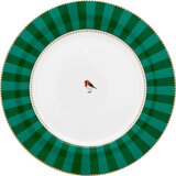 Pip Studio Love Birds - krožnik Stripes Green - 26,5 cm Cene
