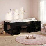  Krevet za djecu s ladicama Crni hrast 90 x 200 cm | shoptok.hr
