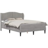  Krevetna konstrukcija Svjetlosiva 120 x 190 cm Baršun | shoptok.hr