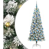 vidaXL Umetno Zložljivo Božično Drevo z LED lučmi 180 cm PVC, (5000066631) | Shoptok.si