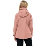 Jack Wolfskin ženska jakna sa kapuljačom stormy point 2L, roze | ePonuda.com