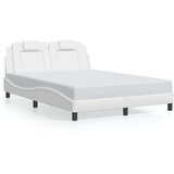  The Living Store Posteljni okvir z vzglavjem bela 120x200 cm umetno usnje - Posteljni Okvir, (21450520) | Shoptok.si