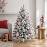  Set božićnih kuglica XXL 4 kom. Ružičasta Ø 20 cm Plastika | shoptok.hr