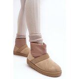 Big Star Women's Insulated Snow Boots with Platform Beige | Shoptok.si