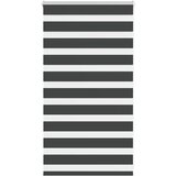 vidaXL Zavjesa zebra crna 75x100 cm širina tkanine 70,9 cm poliester Cijene