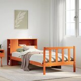 vidaXL Krevet s regalom za knjige bez madraca 90 x 200 cm od borovine Cijene