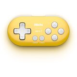 8BitDo Zero 2 mini Bluetooth igralni plošček rumene barve | Shoptok.si