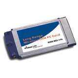 Solwise WL-0011MP+ 11Mbps PCMCIA Card w/external MMCX Connector Intersil 200mw Cene