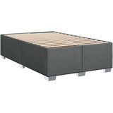 vidaXL Box spring postelja z vzmetnico temno siva 120x190 cm blago, (21308954) | Shoptok.si