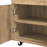  kolica Hrast artisan 60 x 39,5 x 89 cm Prerađeno drvo | shoptok.hr