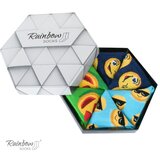 ZOOKSY/RAINBOW SOCKS Rainbow Socks Emoticons Brainy Smiley Lover 3 Pairs Cijene