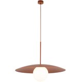  Luster na sajli SLATE 1xE27/15W/230V, prečnik 65 cm, u boji cigle | Eponuda.com