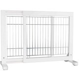 Trixie drvena barijera za pse, 65–108 cm, bela | ePonuda.com
