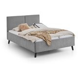 Meise Möbel Sivi tapecirani bračni krevet s podnicom 140x200 cm Piano – | shoptok.hr