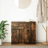  Komoda s ladicama dimljenog hrasta 71x35x65cm konstruirano drvo | shoptok.hr