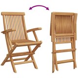  Vrtni set za objed 3 kom. Smeđa Čvrsto drvo akacije | shoptok.hr