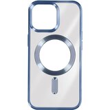 AVIZAR Silikonski ovitek MagSafe iPhone 15 Pro Chrome, serija ChroCam - moder, (20834291) | Shoptok.si