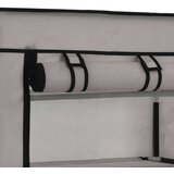 vidaXL omarica za čevlje s pokrivalom blago 58x28x106 cm siva | Shoptok.si