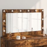 vidaXL ogledalo za toalet dimljeni hrast drvo, staklo 100 x 55 x 18 cm | shoptok.hr