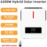 Y&H Hibridni solarni inverter, izhod čiste sinusne valovne oblike, dvojni AC izhod, 6.2KW z WiFi, 220-240V, 48V BAT, (5000159059) | Shoptok.si