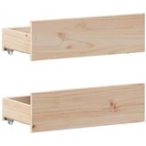  Okvir kreveta bez madraca 135 x 190 cm od masivne borovine | shoptok.hr
