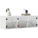 Zidni ormarić sa staklenim vratima bijeli 102 x 37 x 35 cm | shoptok.hr