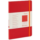  Ispira, notes maki povez, 96 lista, Fabriano, odaberite motiv A5 Tačke Crvena Cene